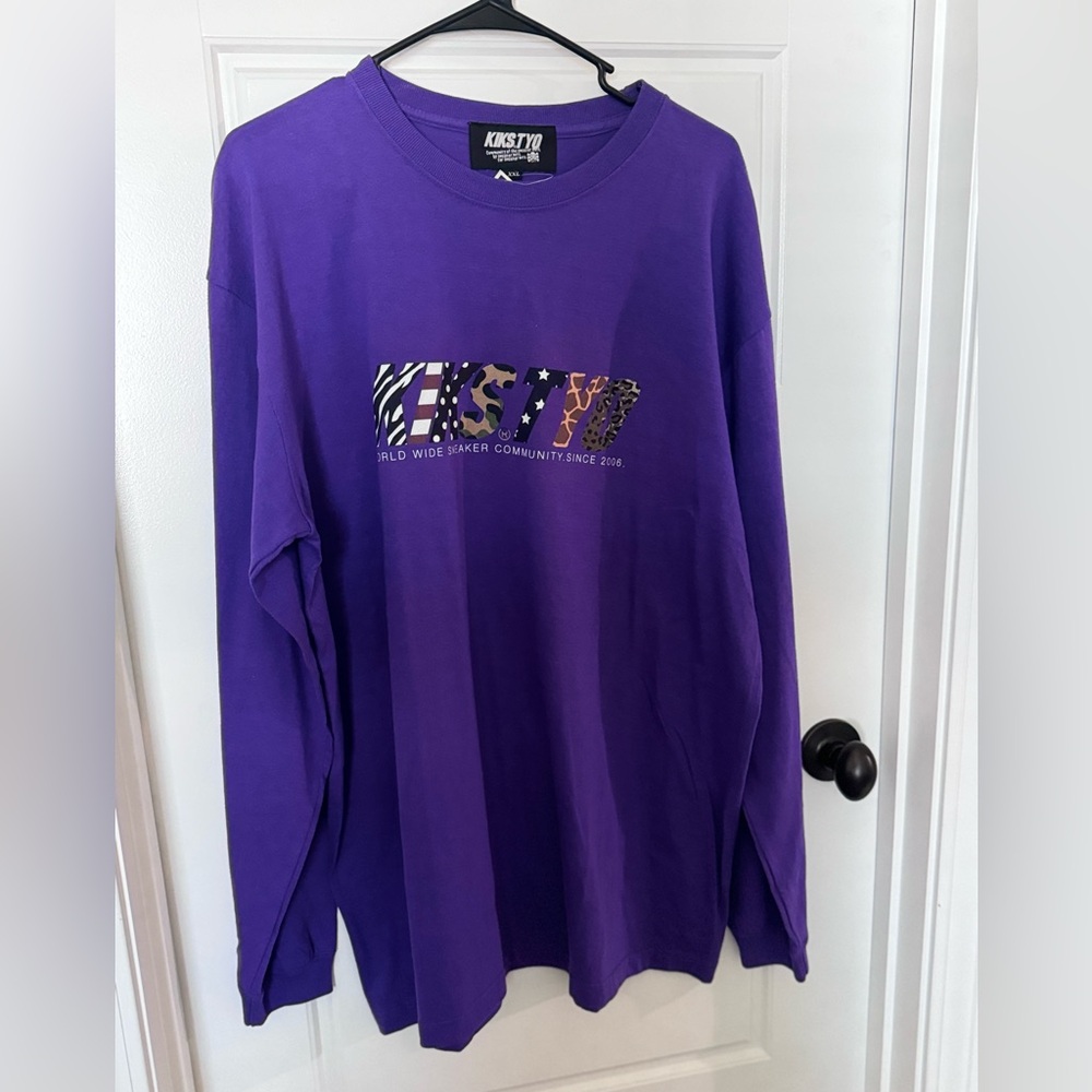 Kiks tyo long sleeve men's shirt XXL new with tags